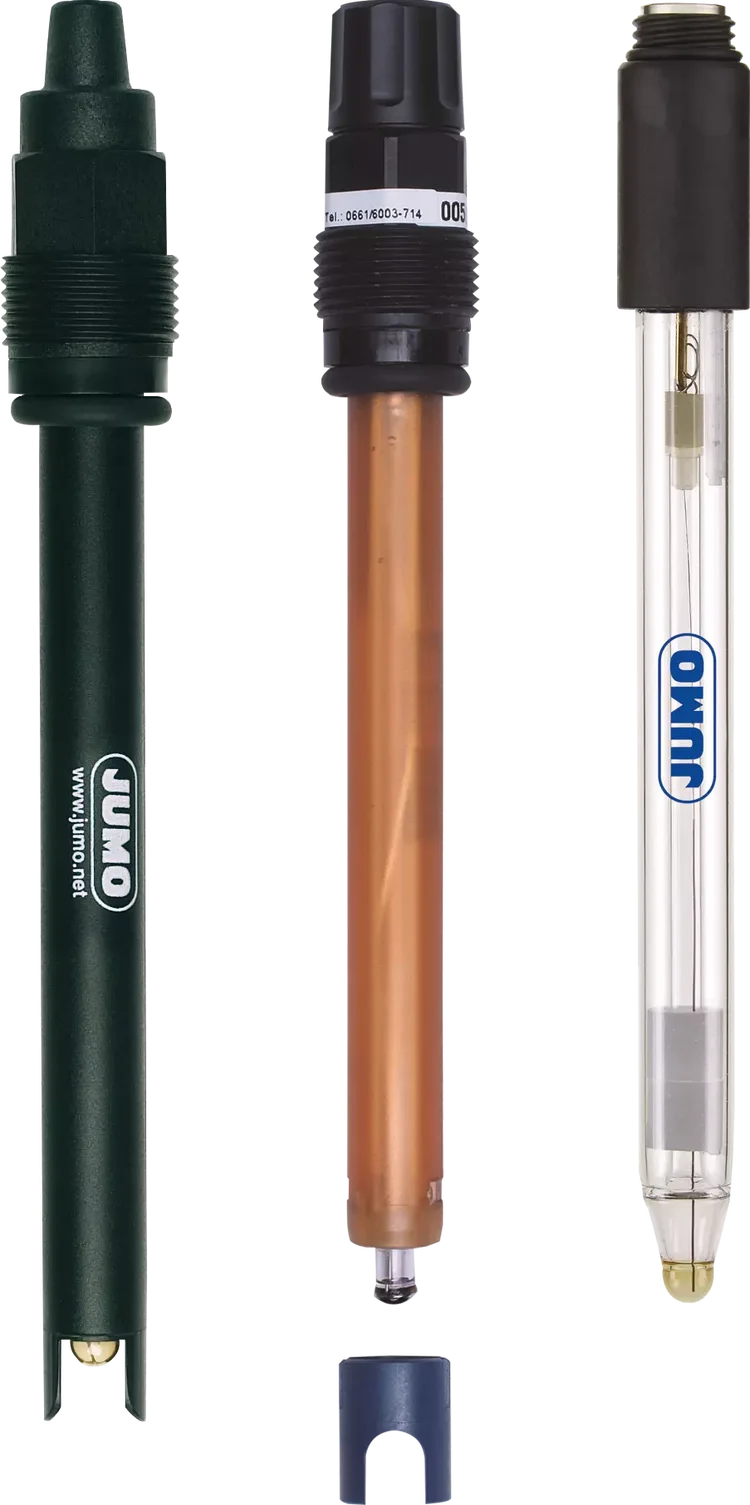 JUMO ecoLine/JUMO BlackLine pH - pH-Einstabmesskette mit Glas- oder Kunststoffschaft