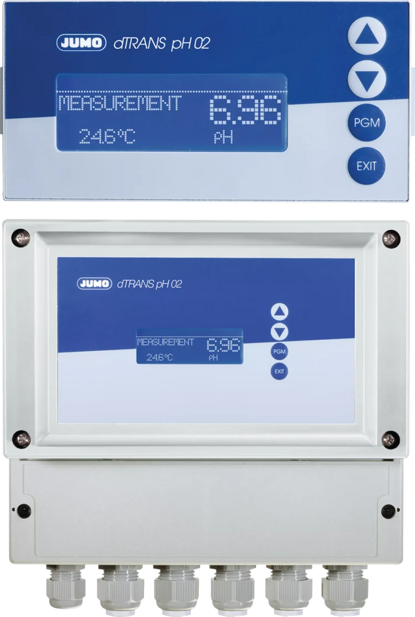 JUMO dTRANS pH 02 - Kompakter Mehrkanalmessumformer und -regler